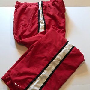 Nike Insolated White/Red Athletic Jogging Pants